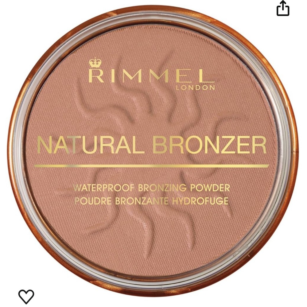 Rimmel London Natural - 021 Sun Light - Bronzer, Matte Finish, 0.49oz